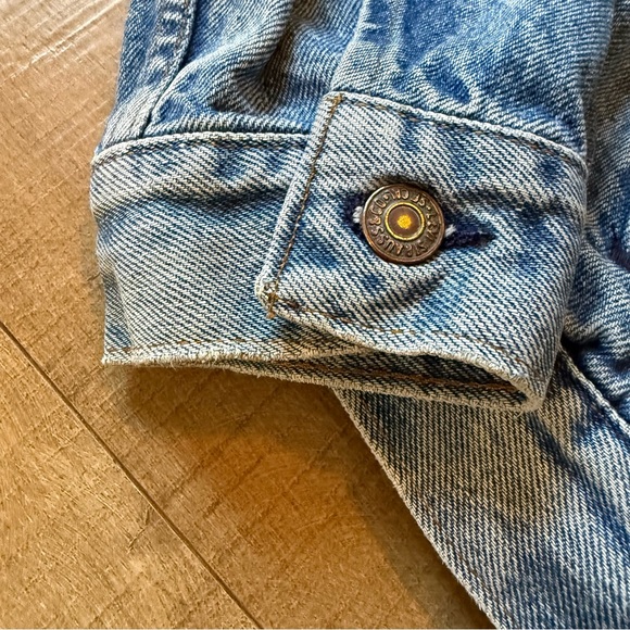 Vintage 1980s Levi’s Type 3 Trucker Blue Denim Jacket 70506 Made In USA 42R - Picture 11 of 16
